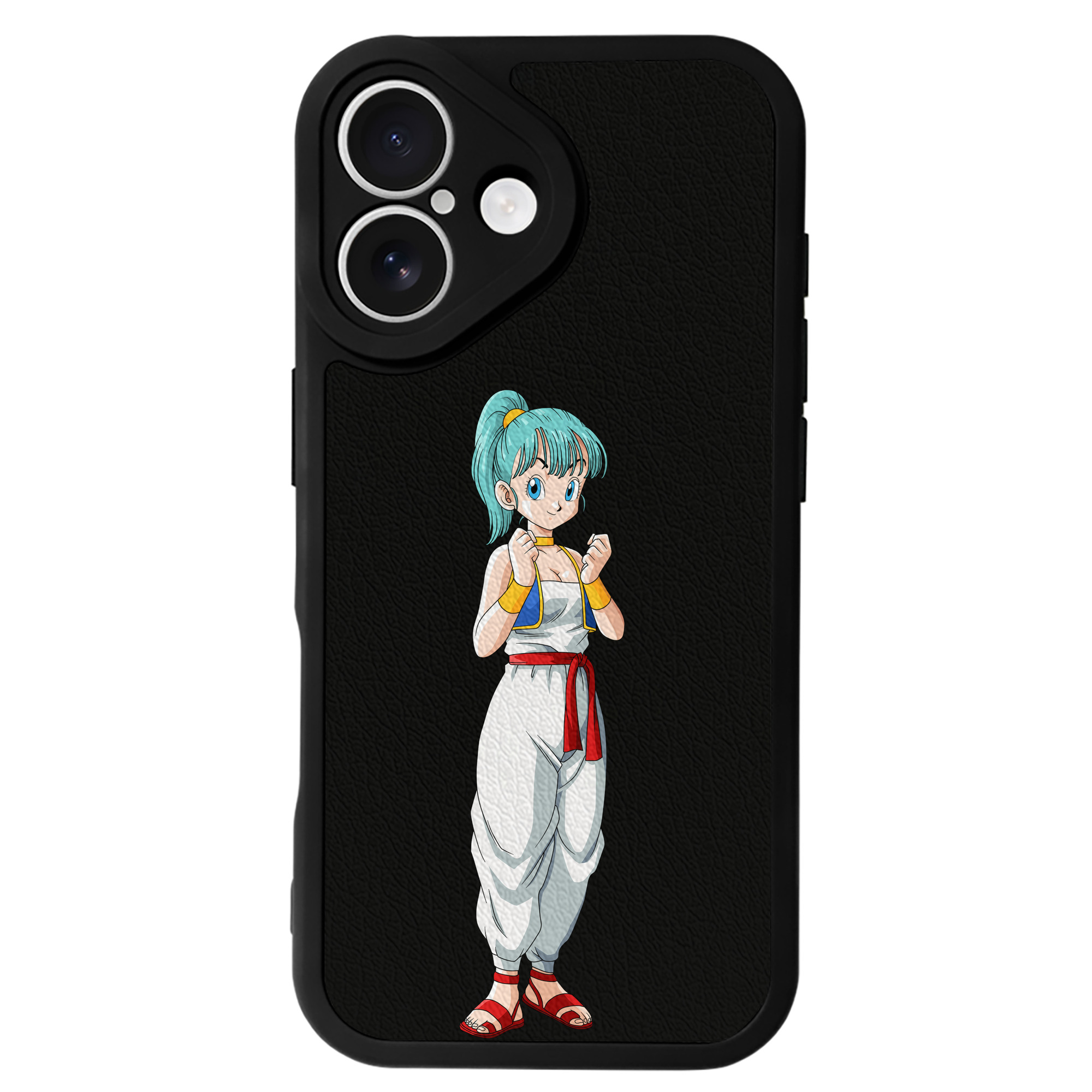 （画像用） ドラゴンボール DRAGON BALL 【iPhone 16シリーズ対応】シリコンスマホケース（レザー調） 材質：シリコン